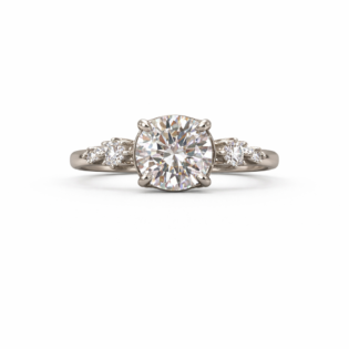 Celestial Radiance Solitaire Ring