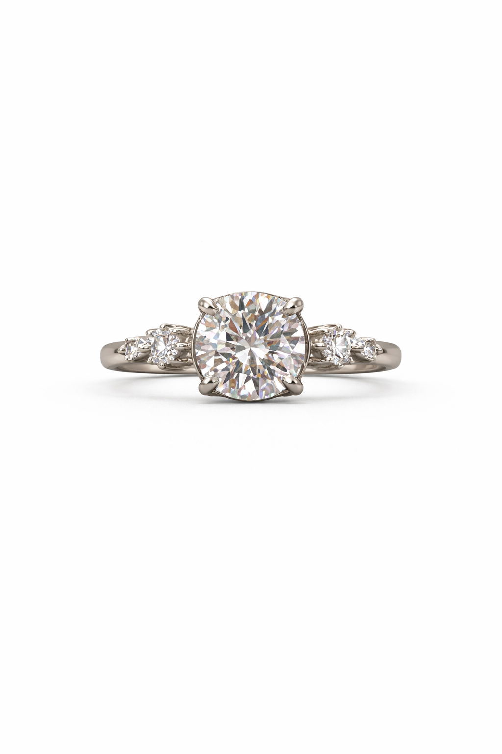Celestial Radiance Solitaire Ring