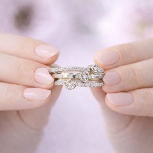 Celestia Spiral Trio Ring - Image 3