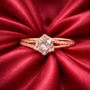 Crimson Promise Silver Ring