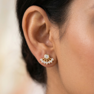 Aurielle Suncrest Silver Studs - Image 2