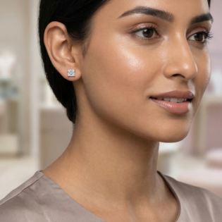 Celestia Prism Solitaire Stud Earrings - Image 5