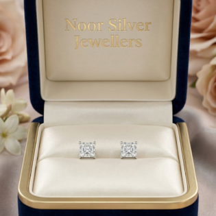 Celestia Prism Solitaire Stud Earrings - Image 3