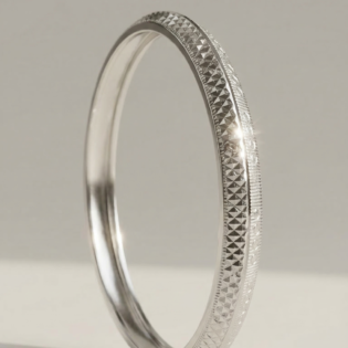 Chandrakant Prism Silver Kada - Image 3