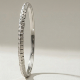 Vajrakant Grid Silver Kada - Image 3