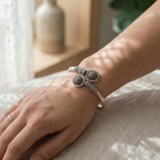 Surya Bloom Silver Bracelet - Image 5