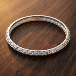 Rudraveer Braided Silver Kada