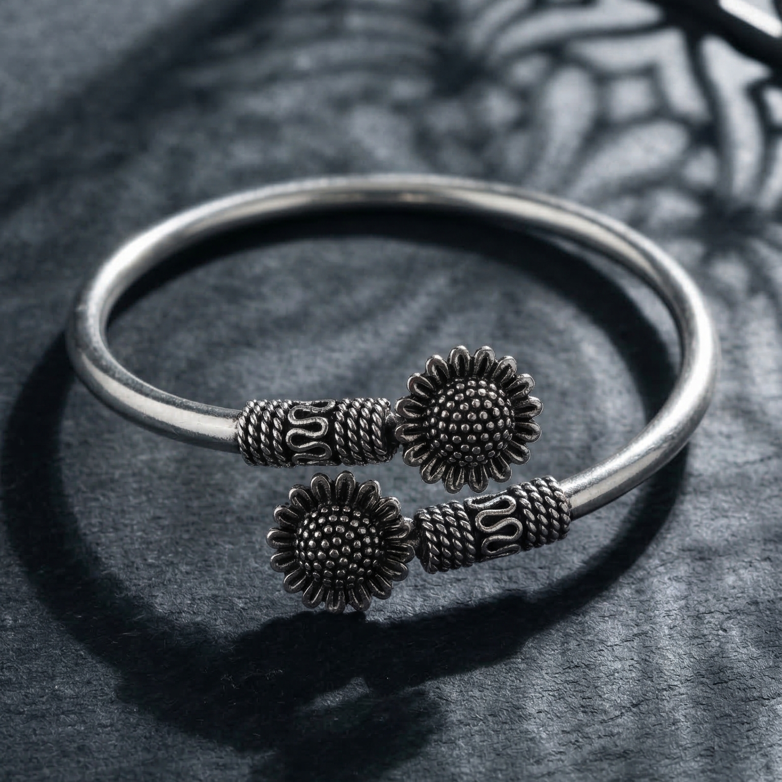 Surya Bloom Silver Bracelet