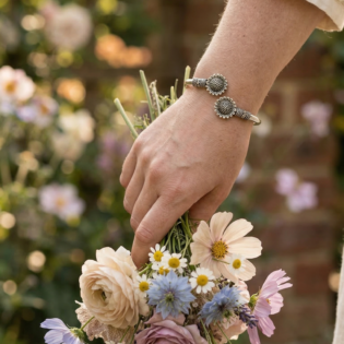Surya Bloom Silver Bracelet - Image 3