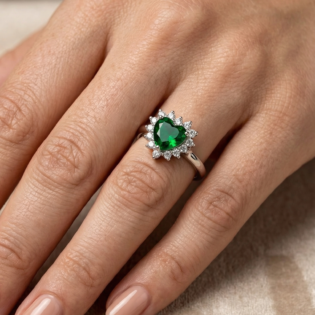 Emerald Heart Radiance Ring - Image 2
