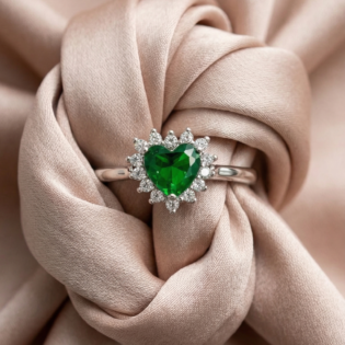 Emerald Heart Radiance Ring