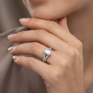 Crystal Embrace Solitaire Ring - Image 2