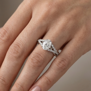 Crystal Embrace Solitaire Ring - Image 3
