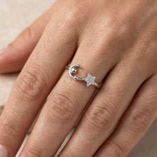Celestial Wish Silver Ring - Image 2