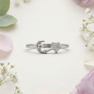 Celestial Wish Silver Ring