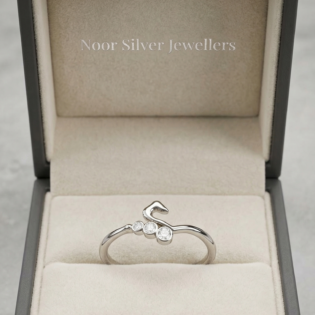 Silver Serpent Grace Ring - Image 3