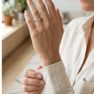 Silver Serpent Grace Ring - Image 5