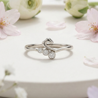 Silver Serpent Grace Ring