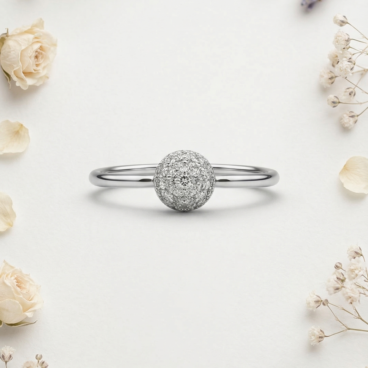 Celestial Spark Pavé Ring