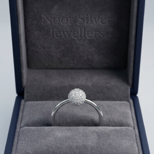 Celestial Spark Pavé Ring - Image 3