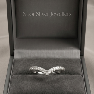 Silver Vow Chevron Ring - Image 3