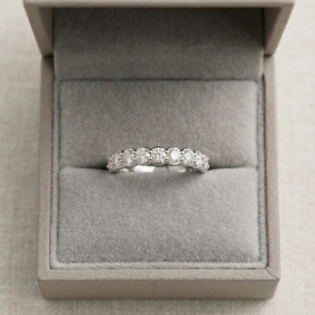 Eternal Spark Silver Band - Image 3