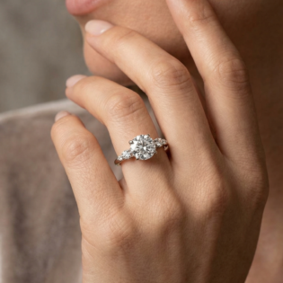 Celestial Embrace Silver Halo Ring - Image 2