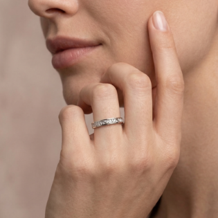 Silver Harmony Wave Band - Image 4
