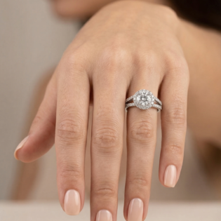 Celestial Halo Promise Ring - Image 2