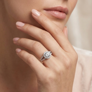 Celestial Halo Promise Ring - Image 5