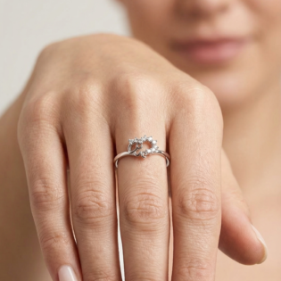 Luna Bloom Wreath Ring - Image 2