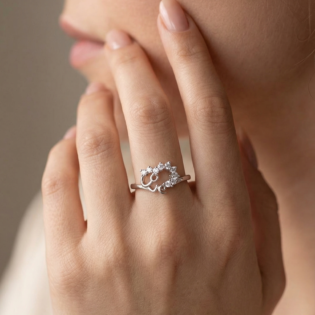 Luna Bloom Wreath Ring - Image 4