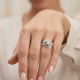 Infinity Radiance Silver Ring - Image 4