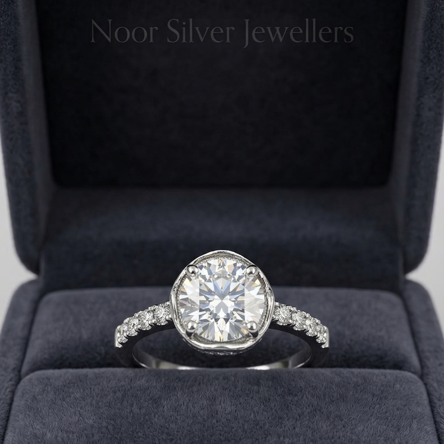Celestial Radiance Solitaire Ring - Image 3