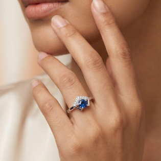 Midnight Prism Silver Ring - Image 4