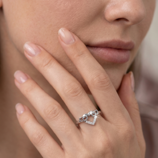 Eternal Embrace Heart Ring - Image 2