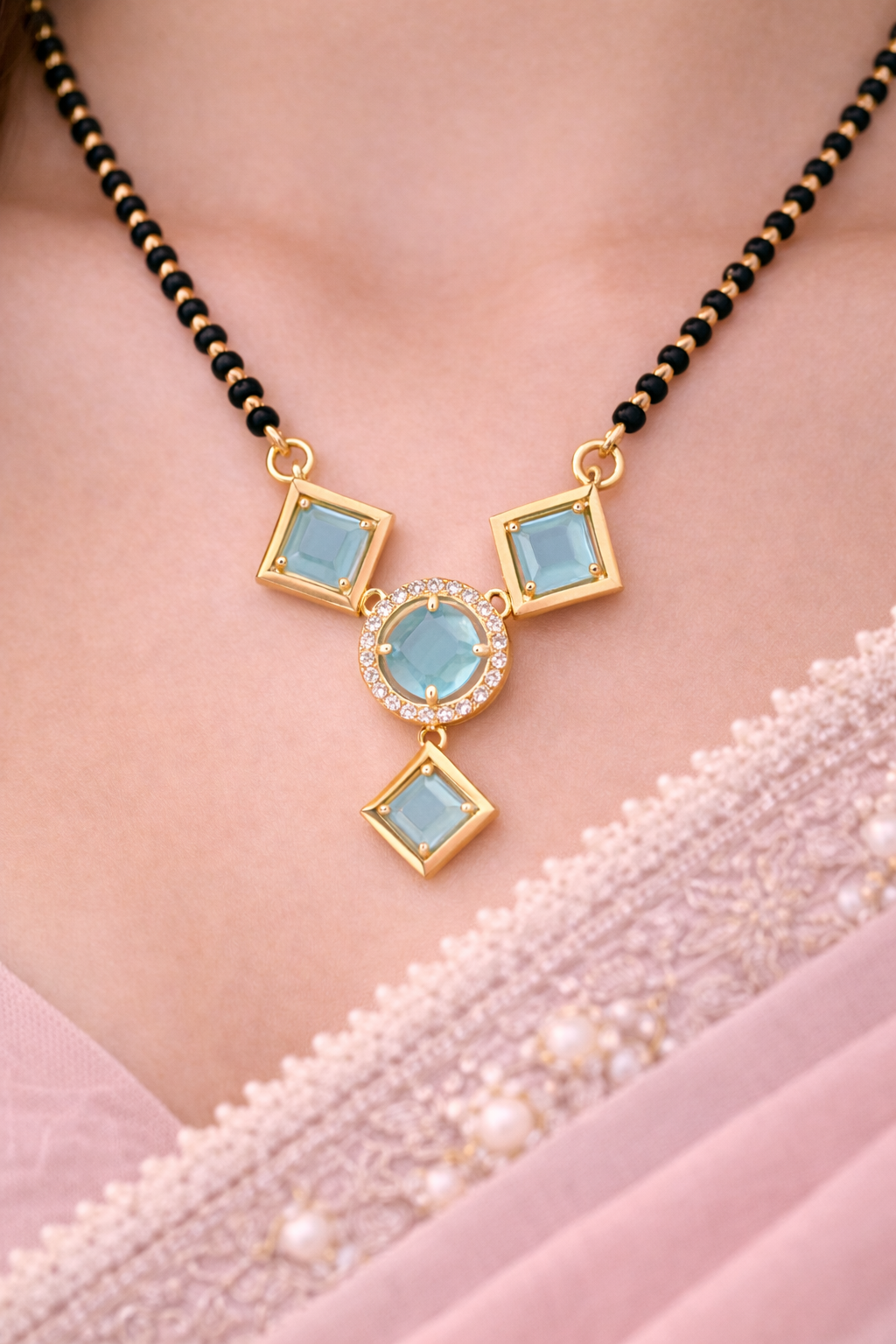 Neerja Azure Harmony Mangalsutra - Image 4