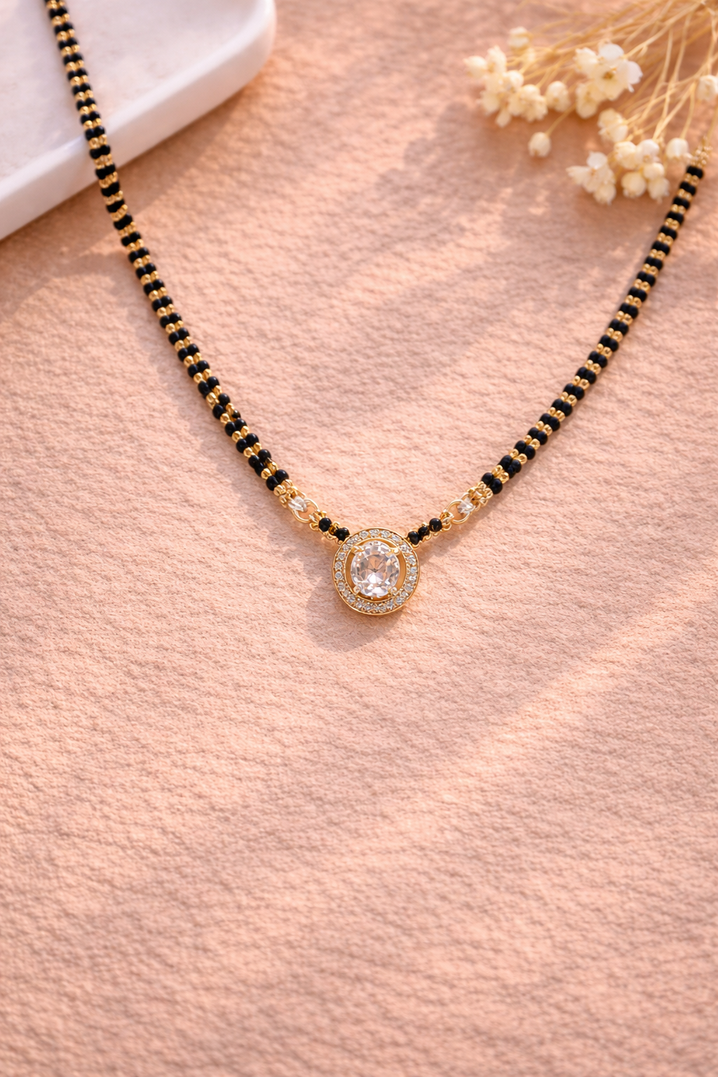 Chandi Kiran Mangalsutra (Silver Finish) - Image 3