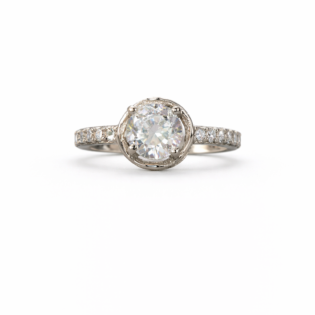 Aurielle Mooncrest Silver Ring