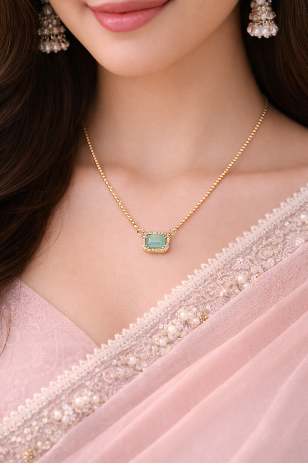 Ishita Aqua Glow Mangalsutra - Image 2