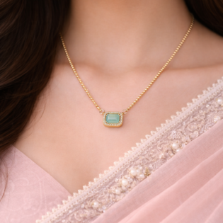 Ishita Aqua Glow Mangalsutra - Image 4