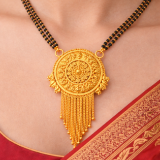 Swarna Kalash Mangalsutra (Gold Plated) - Image 4