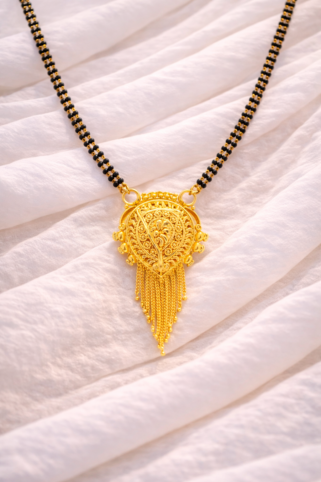 Divya Pallavi Mangalsutra (Gold Plated) - Image 3