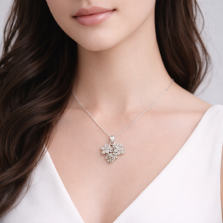 Celestia Bloom Cluster Pendant - Image 4