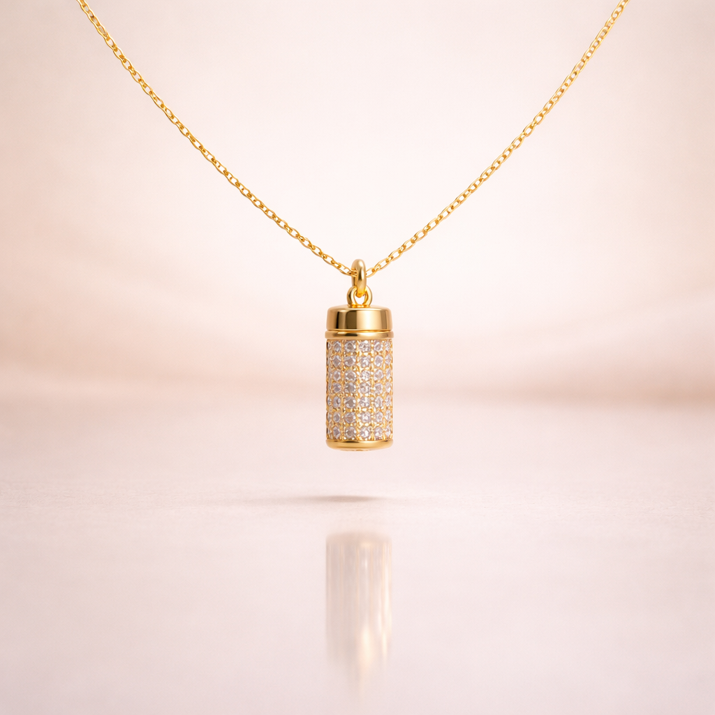 Luminous Vault Cylinder Pendant - Image 3