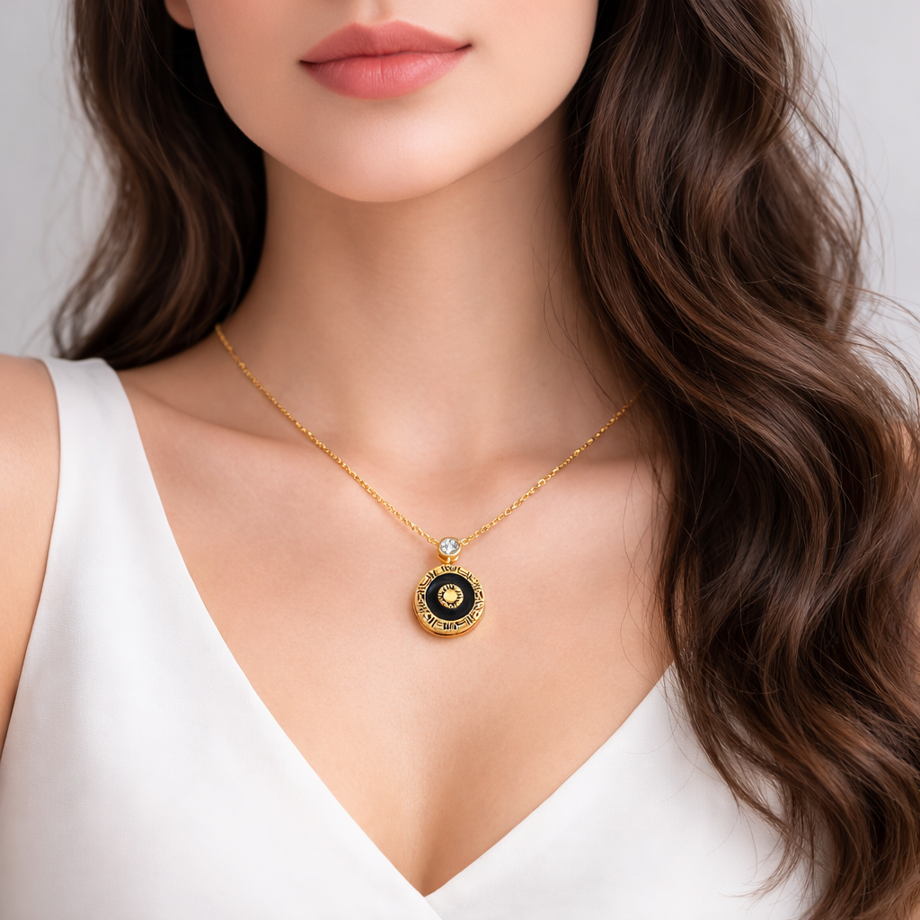 Solar Eclipse Medallion Pendant - Image 4