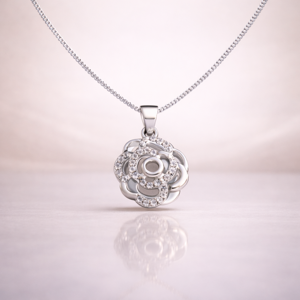 Seraphine Bloom Halo Pendant - Image 3