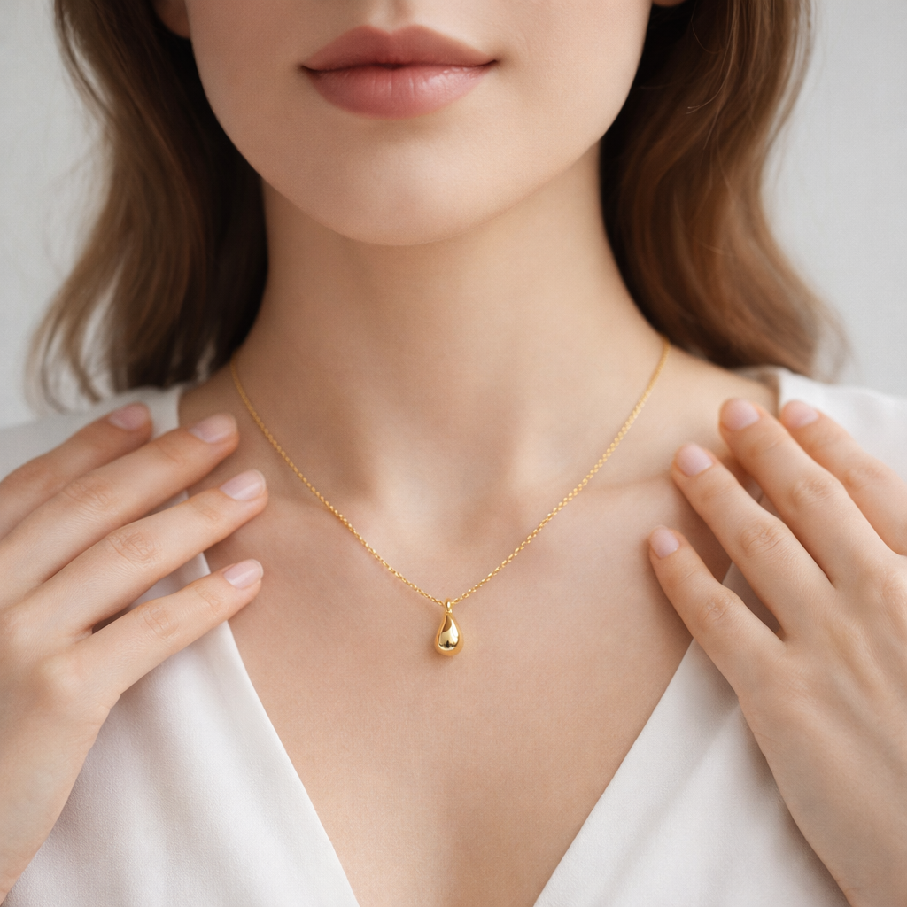 Golden Dew Serenity Pendant - Image 2