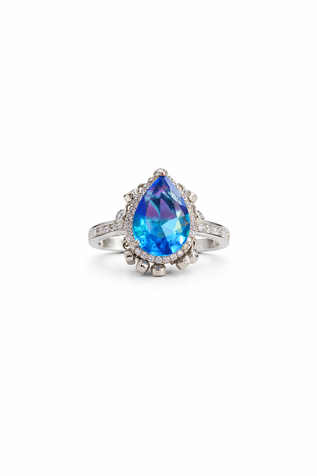 Aqualyra Prismfall Silver Ring - Image 3