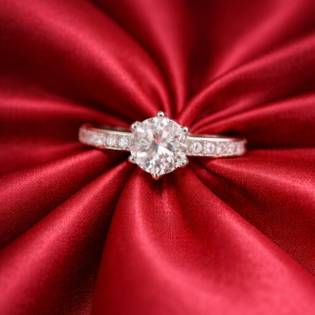 Luna Radiance Silver Ring